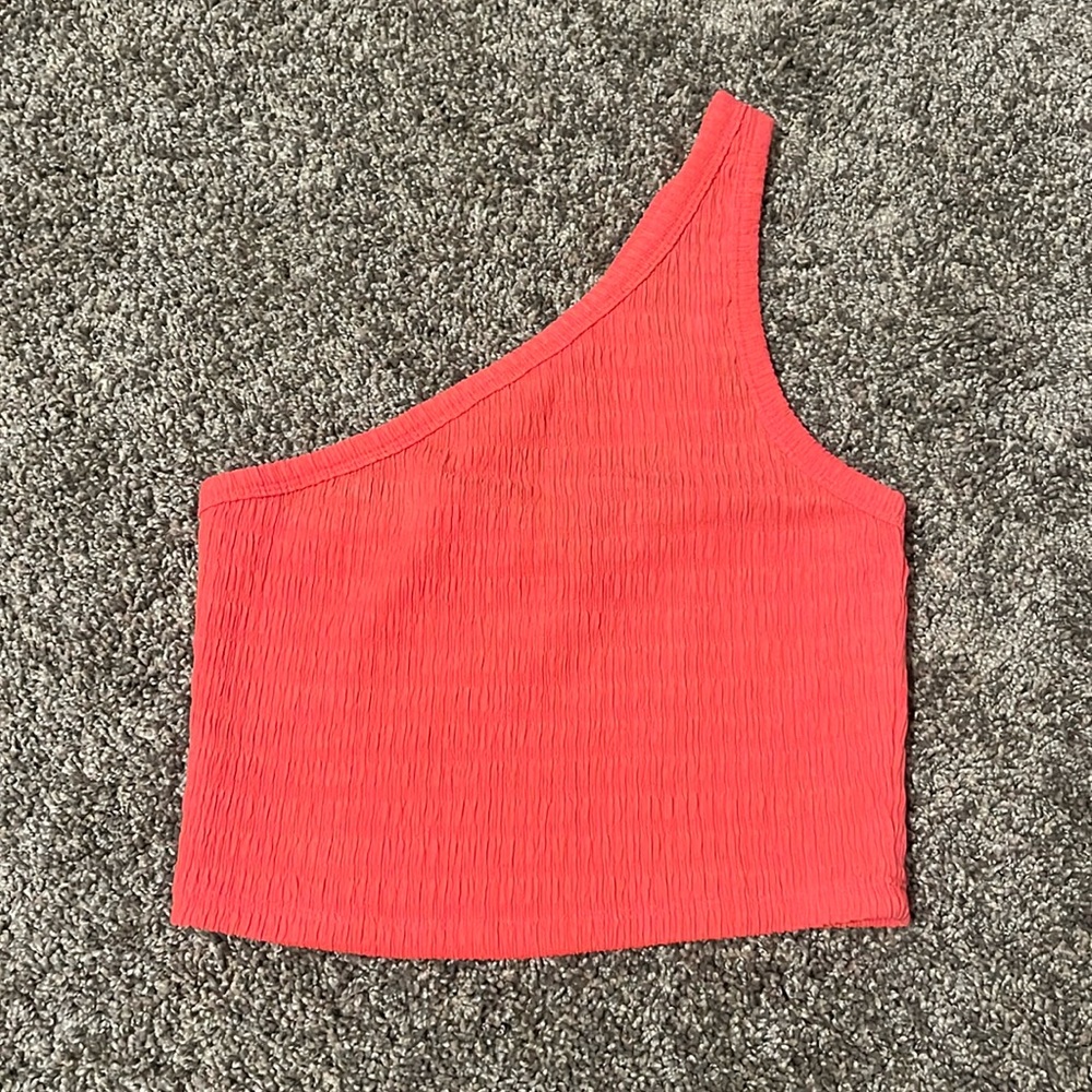 american eagle one shoulder tank top